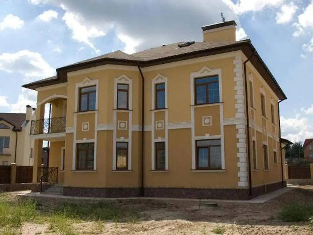 отделка дома штукатуркой