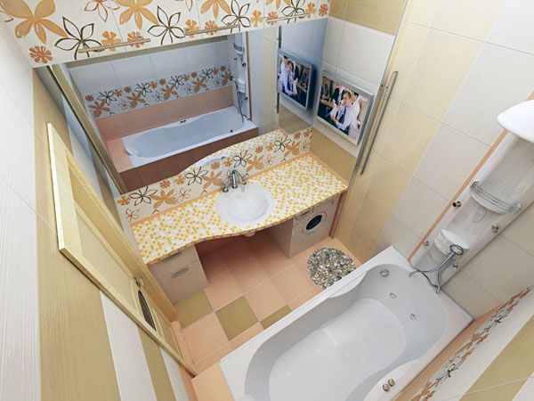 Системы мебели для маленьких ванных комнат